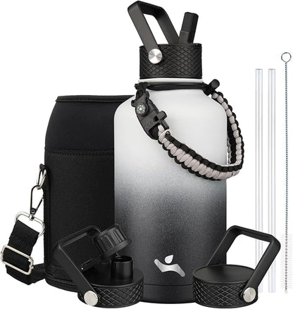 Konokyo 64 oz Insulated Stainless Steel Water Bottle Jug by Konokyo