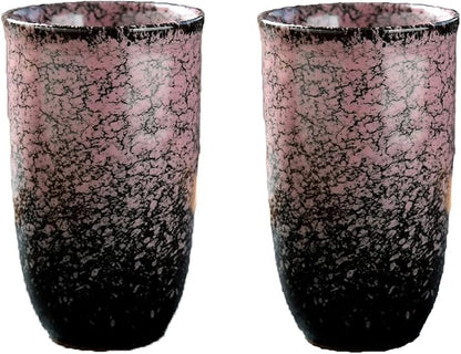 Japanese tea cups Set of 2 Chinese/Japanese style 16oz Handle-less Ceramic Tea by LingXuanGe