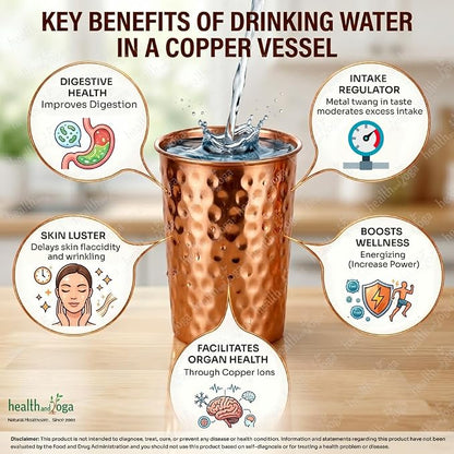 HealthAndYoga™ qCup Pure Copper Tumblers - Image 6