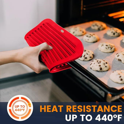 Silicone Trivet Mats 4 Heat Resistant Pot Holders Multipurpose Non-Slip Hot Pads - Image 7