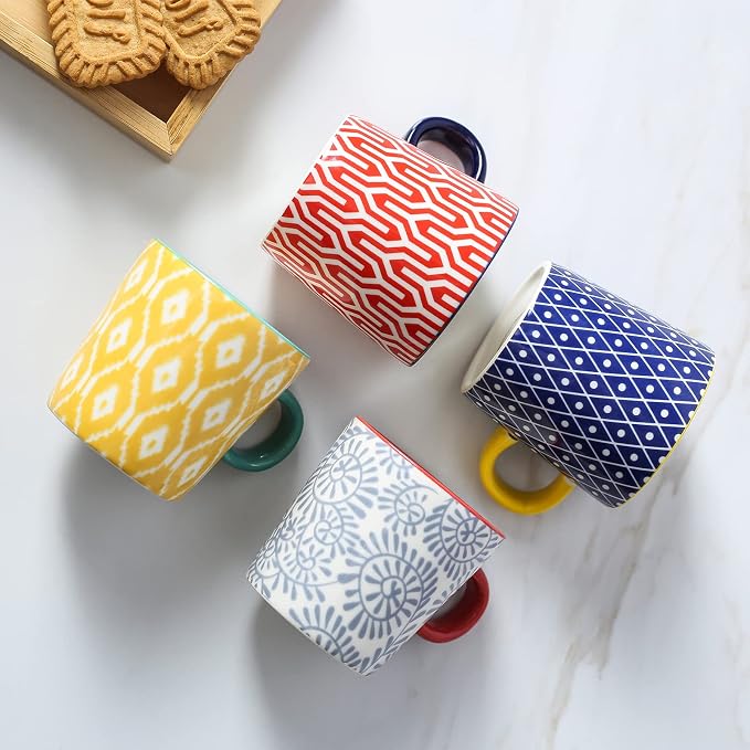 Selamica Ceramic 3.5 Oz Espresso Cups, Mini Coffee Cups - Image 3