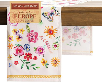 Maison d' Hermine Table Runner 100% Cotton 14.50" x 72" | Table Runners 72 by MaisondHermine