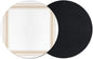 Coasters Set of 2, Modern Minimalist Art Round Drink Coasters by Unknown