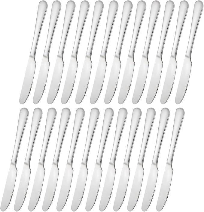 Stainless steel butter knife, dinner knife, suitable by Unknown
