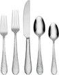 Oneida Tibet 45-Piece 18/0 Silverware Set by Oneida