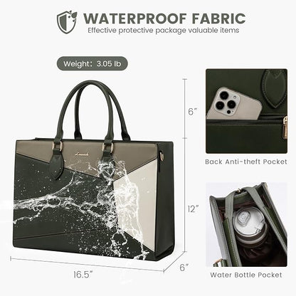 LOVEVOOK Laptop Tote Bag for Women Work Travel, Stylish Teacher Bag Purse - Image 5