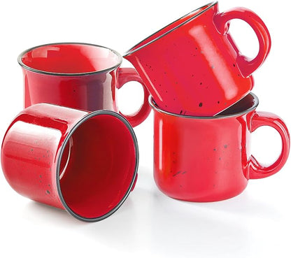 bestone Coffee Mugs Set of 4，16 oz Large Coffee Mugs, Ceramic Mugs by BESTONE