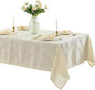 Newbridge Barcelona Luxury Damask Fabric Tablecloth, 70” Extra Wide x 108” by HomeBargainsPlus