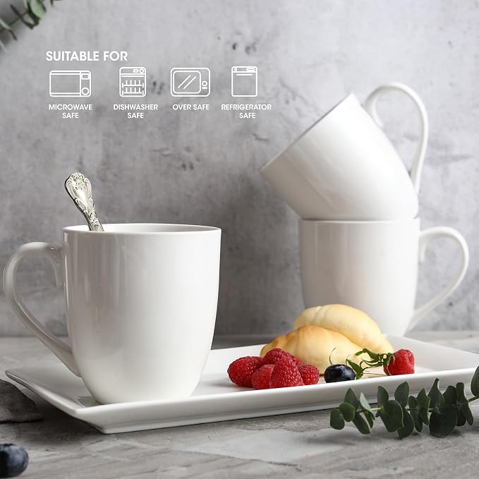 Coffee Mugs Set of 6, 16Oz Large Ceramic Mugs - Image 6