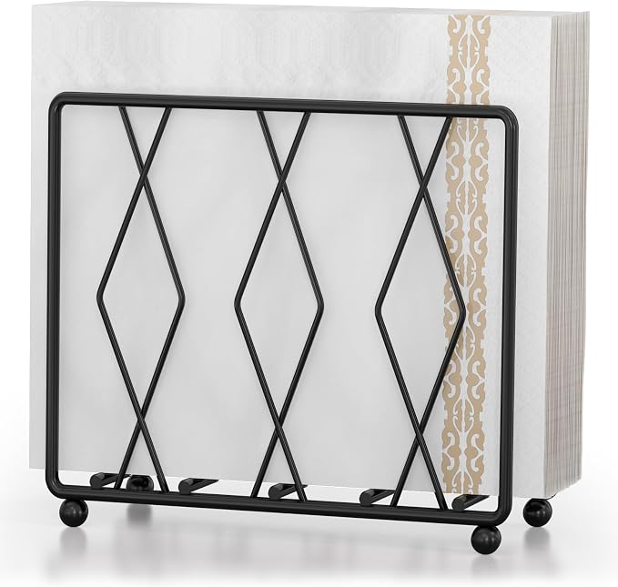 Napkin Holder for Table, Modern Metal Napkin Holders for Paper Napkins & by LWSFF