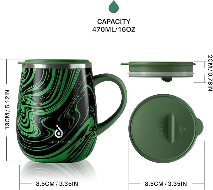 Ideus 16 oz Insulated Coffee Mug - Image 5