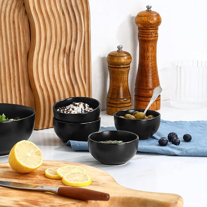 Selamica Ceramic Dipping Bowls 4 oz, Mini Dip Bowls Set of 6 - Image 6