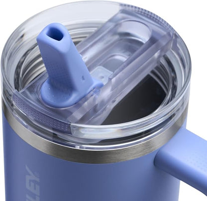 STANLEY Quencher ProTour Flipstraw Tumbler, 30 oz, Hydrangea | Built-In Straw & - Image 2