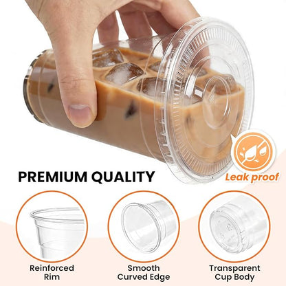 100 Pack 20oz Plastic Cups - Image 4
