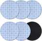 Rhombus Blue Coasters Set of 6, Absorbent Coasters by Unknown