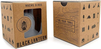 Black Lantern Octopus Tentacle Whiskey Glasses - Set of Two 11oz. Old Fashioned Glasses with Gift Box