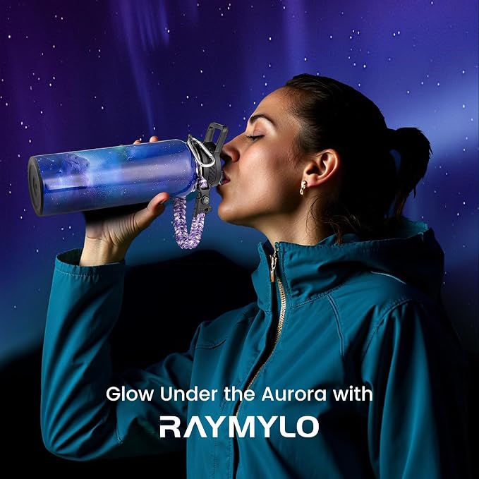 RAYMYLO Insulated Water Bottle 40 oz, Triple Wall Vacuum Stainless Steel | - Image 2
