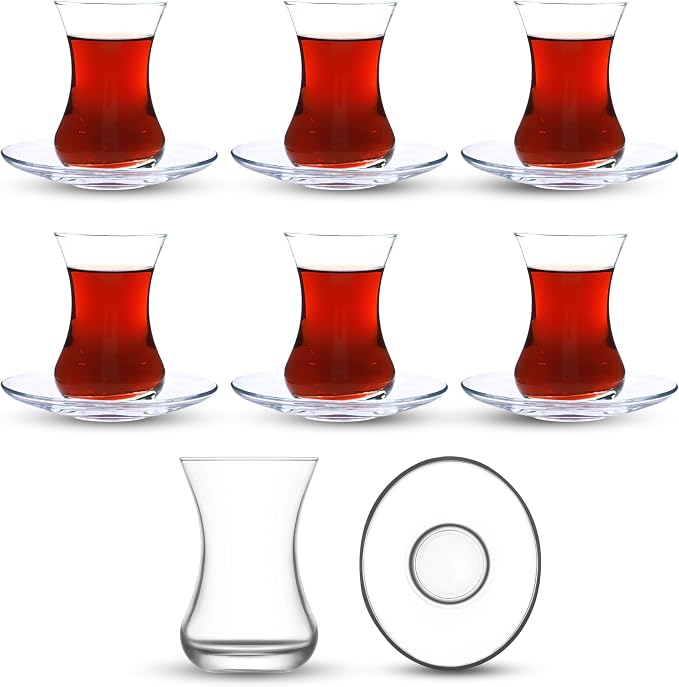 Turkish Tea Glass Set of 6 - Image 6