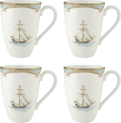 Lenox British Colonial Tradewind Porcelain Mug Set by Lenox