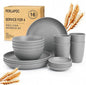 Kids Wheat Straw Dinnerware Sets by Perlapoc