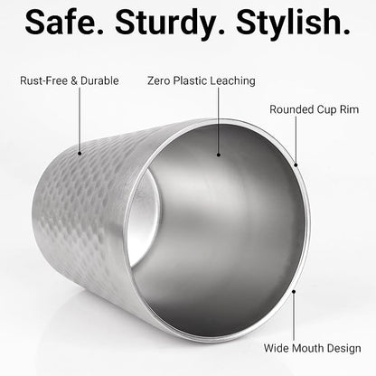 Adorila 10oz Stainless Steel Cups 4 Pack - Image 4