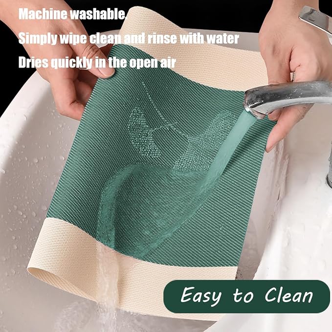 PIGCHCY Ginkgo Placemats Set of 4, Non-Slip Placemats Easy to Wipe Clean - Image 3