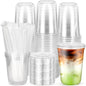100 Pack 14 oz Plastic Cups by Etersky