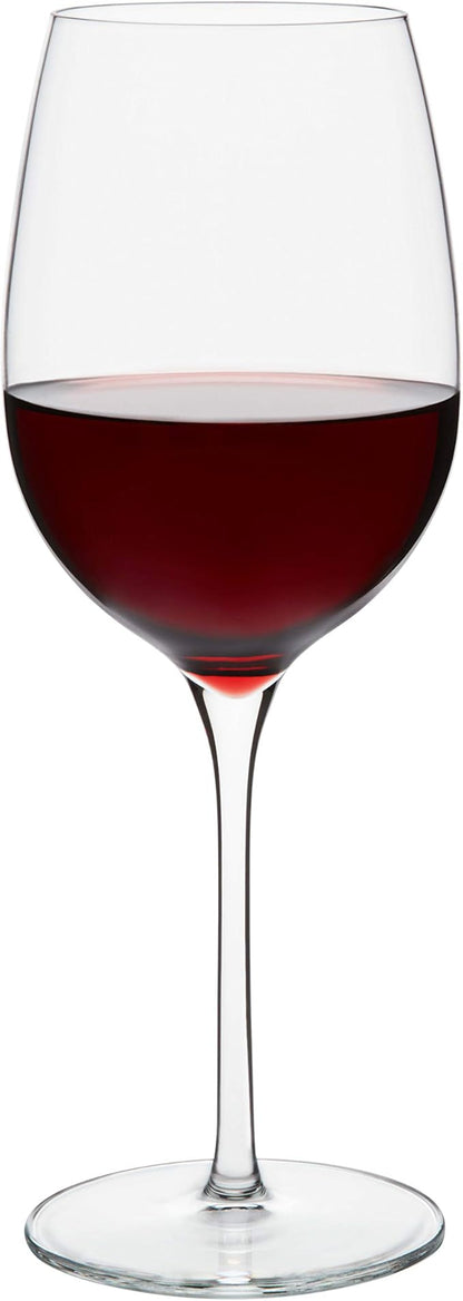 Libbey Signature Kentfield Estate All Purpose Wine Glasses Set of 4, Long Stem Wine Glasses for Red and White Wine, Perfect Glass Goblet Gift Set