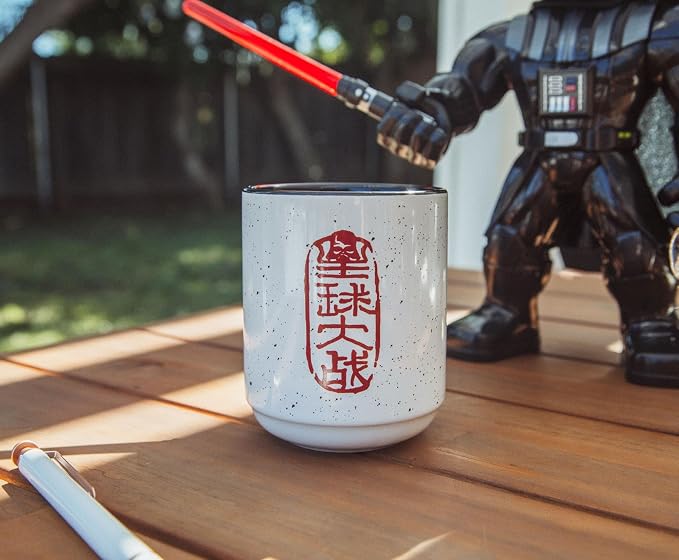 Silver Buffalo Star Wars Darth Vader Asian-Style Ceramic Tea Cup | Traditional - Image 9