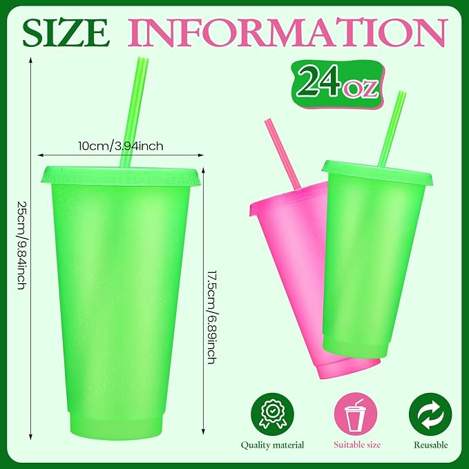 Honeydak 30 Pack Tumbler with Straw and Lid Bulk Cups - Image 4