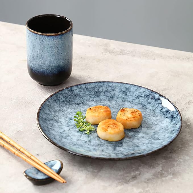 Large Ceramic Tea Set, Chinese Tea Cup, Coffee Cup, Ceramic Mate Tea Cup Set 4 - Image 6