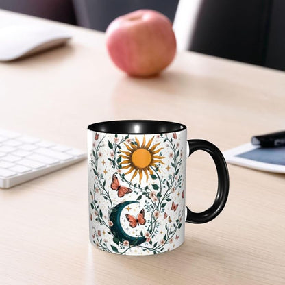 Sun Moon Coffee Mug 11 Ounce Mugs Ceramic Tea Cup Drinking Water Cups | Novelty - Image 7
