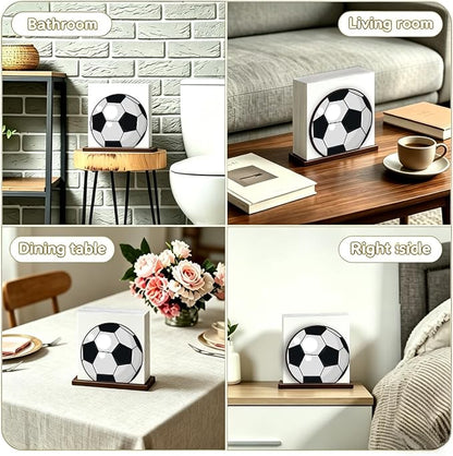 Soccer Design Napkin Holder for Table - Image 4