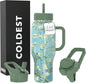 Coldest Tumbler with Handle and Straw by Coldest