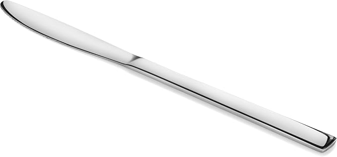 New Star Foodservice Windsor Pattern 18/0 Stainless Steel Dinner Knife - Image 2