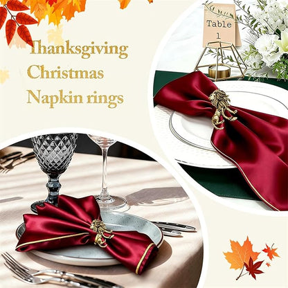 Animal Lion Napkin Rings Set of 6 Africa Leopard Napkin Holder - Image 5