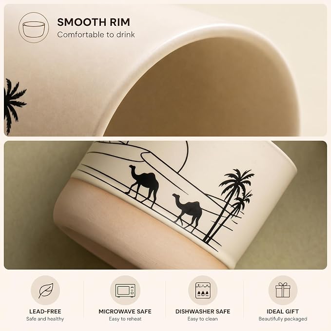 7oz Ceramic Mug Cups with DIY Canvas - Image 6