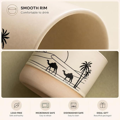 7oz Ceramic Mug Cups with DIY Canvas - Image 6