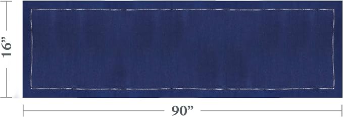 SARO LIFESTYLE Hemstitched Border Table Runner - Image 4