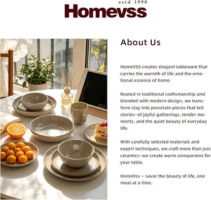 HomeVSS 20-Piece Dinnerware Set - Image 8