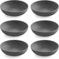 Matte Artisan 8'' Durable Planta Low Bowls, Shatter-Resistant and by Unknown