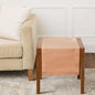 Solino Home Cotton Linen Dining Table Runner Peach Hemstitch, 14 x 36 in | by SolinoHome