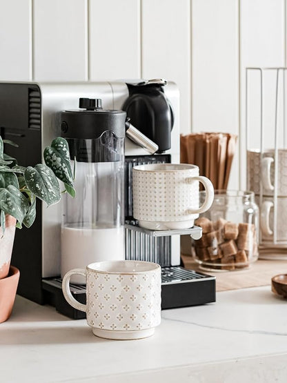LE TAUCI Stackable Coffee Mugs Set - Image 2
