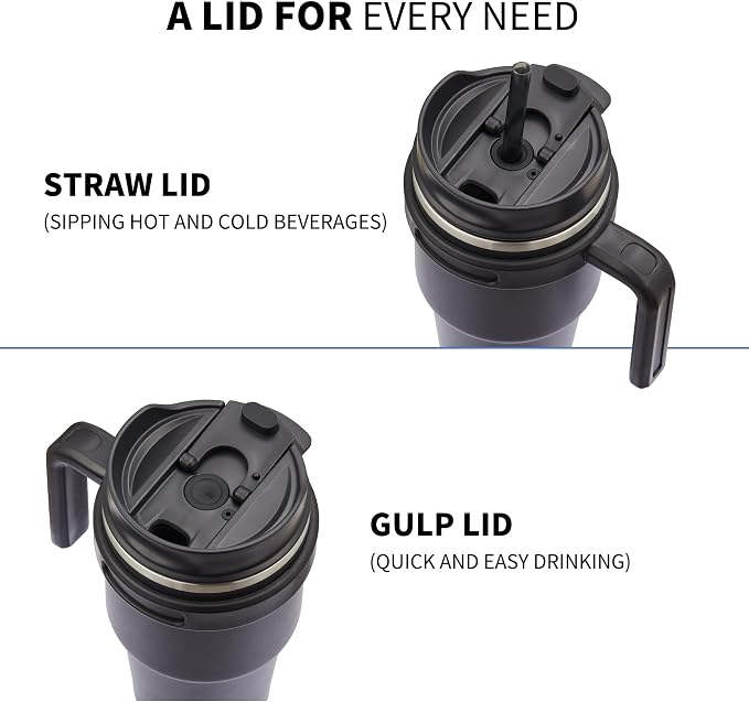 20 oz Insulated Travel Coffee Mug Tumbler - Image 3