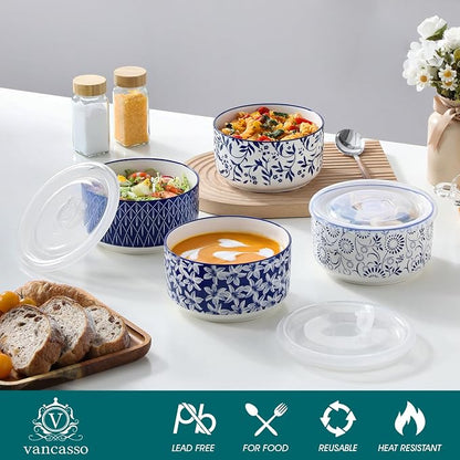 vancasso 36 Oz Ceramic Serving Bowls - Image 3