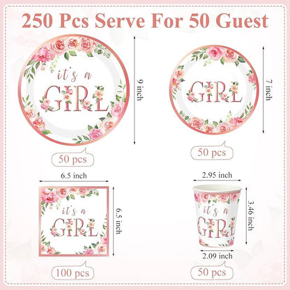 Funnymoom 250 Pcs Baby Shower Decoration - Image 3