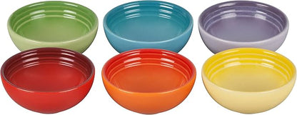 Le Creuset Set Of 6 Vancouver Pinch Bowls 2 Oz Multi by Unknown