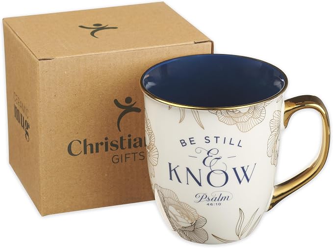 Christian Art Gifts Inspirational Novelty Large Ceramic Scripture Coffee & Tea - Image 7