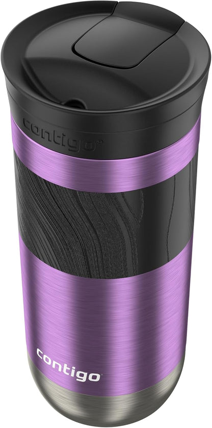 Contigo Byron 2.0 Travel Mug 16 oz Pansy - Image 3