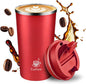 17oz Travel Coffee Mug, Leakproof Vacuum Coffee Cup Insulated Tumbler | 304 by Unknown